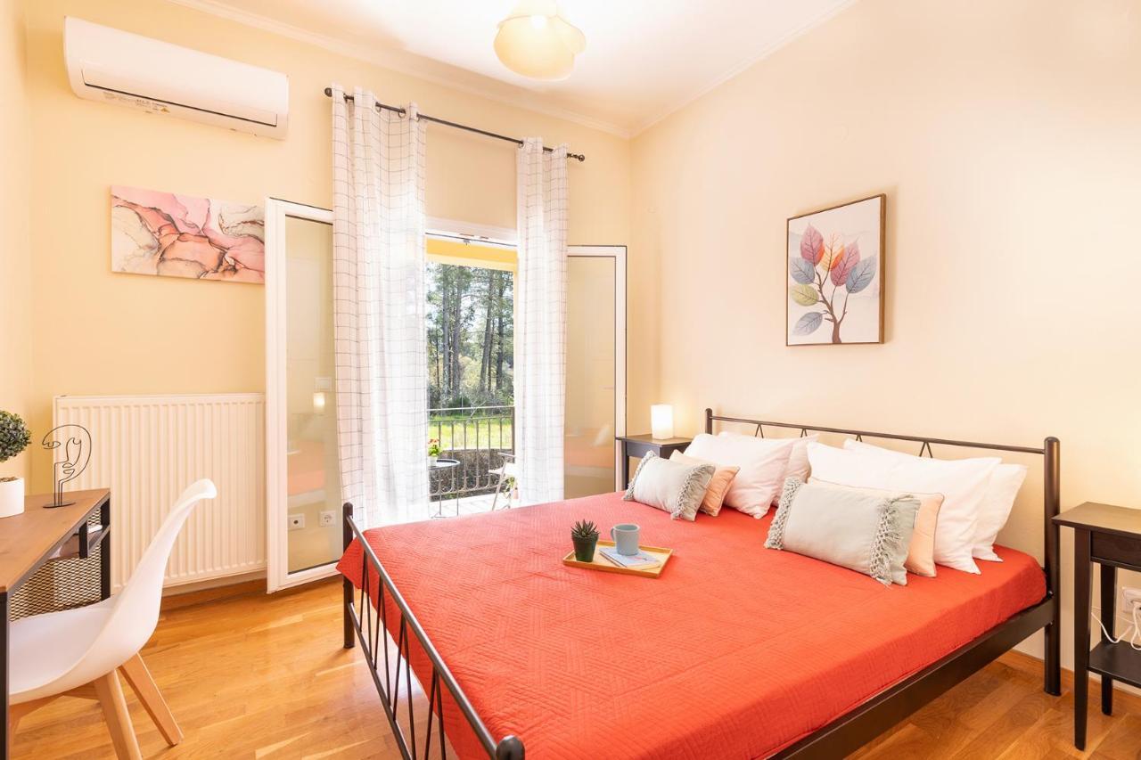 Spyrelia Villa With Private Pool & Outdoor Hot Tub Dassia  Buitenkant foto