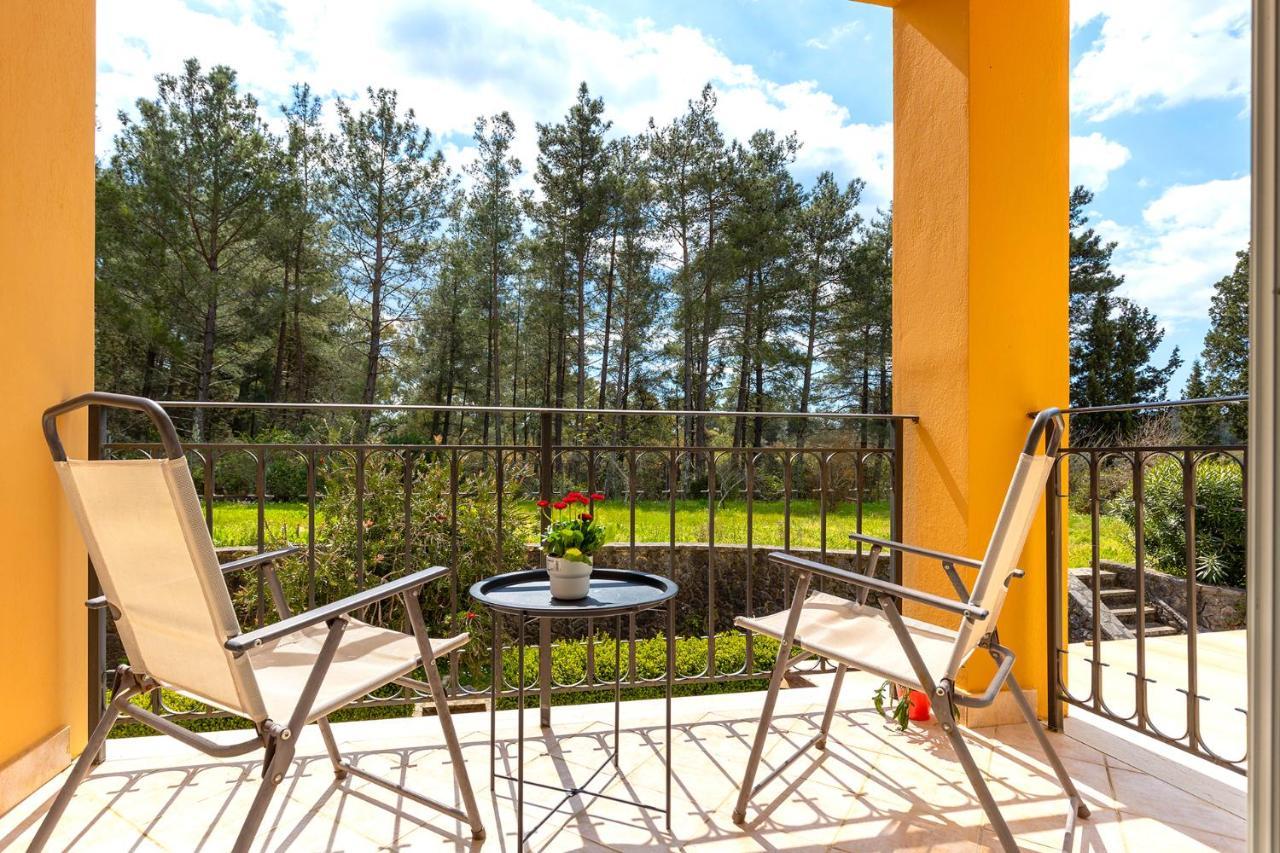 Spyrelia Villa With Private Pool & Outdoor Hot Tub Dassia  Buitenkant foto